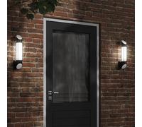 Appliques Murales d'Extérieur Lampe Patio Porche Jardin Acier Inoxydable vidaXL
