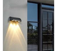 Appliques murales d'extérieur LED Modernes, Applique Murale extérieure Noire, luminaires étanches IP65, Grandes lumières pour Porte d'entrée, Couloir, éclairage Mural extérieur LED