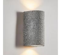 Appliques murales d'extérieur rustiques - Applique Murale en béton, Lampe Murale extérieure étanche à Double tête, luminaires muraux cylindriques Modernes pour Porche, terrasse, Jardin et arrière