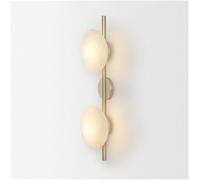 Appliques murales d'intérieur à 2 lumières en verre transparent linéaire noir compatible avec un bar Long Applique murale LED dorée Appliques murales de couloir noires et grises, Lustre