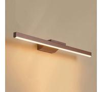 Appliques Murales, Éclairage de Miroir,De Vanité Moderne À Led,S Muraux de Salle Den, Éclairage de Façade de Miroir Finition Marrons de Miroir de Salle Den Pour Dressing, Décoration D'Intérieur/E Coul