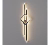 Appliques murales, éclairage LED, Appliques murales décoratives d'intérieur TriLight, Lampe Murale pour Salle de Bain, Salon, Balcon