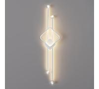 Appliques murales, éclairage LED, Appliques murales décoratives d'intérieur TriLight, Lampe Murale pour Salle de Bain, Salon, Balcon