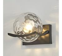 Appliques Murales En Verre Modernes Appliques Murales Industrielles Simples Noires Appliques Murales En Verre Sphérique Lanterne Murale Intérieure Chambre Salon Applique Salle De Bains Vanity Lights L