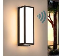 Appliques murales extérieures Modernes avec détecteur de Mouvement LED Jardin IP65 Lampe Murale étanche Éclairage Mural en Aluminium Applique Murale extérieure en acryliq
