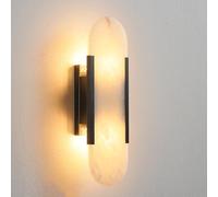 Appliques Murales Intérieur En Laiton Albâtre Marbre Naturel Abat-Jour En Marbre Luminaires de Salle de Bain Applique Murale En Pierre Nordique pour Salon Salle à Manger Escalier Chambre Couloir