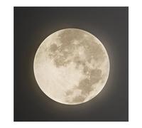 Appliques Murales Led À Intensité Variable - Appliques Murales Modernes En Forme de Lune Pour Chambre À Coucher, Grand Éclairage Mural Contemporain Pour Couloir,De Chevet Décopour Chambre, Salle À Man