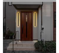 Appliques murales LED - Appliques murales LED - Moderne - IP65 - boîtier noir - 10 Watt - 1250 Lumen - 3000K