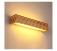 Appliques murales LED Modernes en Bois Massif, Style Nordique linéaire, pour Couloir, Chambre à Coucher, Salle de Bain, Miroir, éclairage d'intérieur, luminaires Pratiques