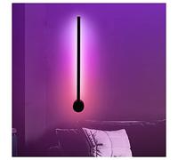 Appliques Murales LED RVB Dimmable Lampe Murale LED, Lecture De Chevet Moderne Avec Télécommande Pour Décor D'éclairage D'ambiance À La Maison, Salon, Chambre, Fête,60cm