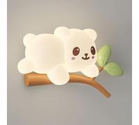 Appliques murales modernes Appliques murales de conception de bande dessinée pour chambre d'enfant Applique murale en forme de petit animal Applique murale en acrylique blanc Lampes murales LED