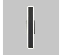 Appliques murales Noires, Appliques LED Modernes d'intérieur, Design géométrique, avec 3 Modes de Couleur, Appliques murales câblées, éclairage décoratif pour Salon, Chambre, Couloir, escaliers