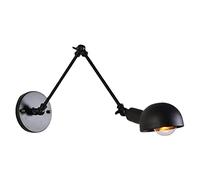Appliques murales pour Chambre à Coucher Bras Long dans loft Applique Murale Industrielle Noir Mat Applique Murale luminaire Chevet Chambre décor intérieur éclairage Mural