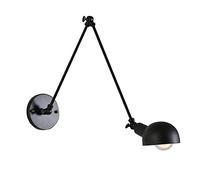 Appliques murales pour Chambre à Coucher Bras Long dans loft Applique Murale Industrielle Noir Mat Applique Murale luminaire Chevet Chambre décor intérieur éclairage Mural