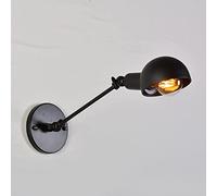 Appliques murales pour Chambre à Coucher Bras Long dans loft Applique Murale Industrielle Noir Mat Applique Murale luminaire Chevet Chambre décor intérieur éclairage Mural