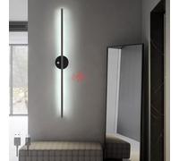 Appliques murales Rechargeables USB avec détecteur de Mouvement, Lampe Murale LED à Piles, Bande de 120 cm de Long, 3 000 K/4 000 K/6 000 K, pour Salon, Chambre, escalier, Couloir