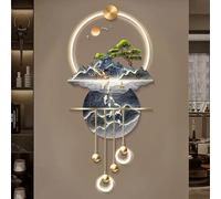 Appliques murales - Sculptures murales LED pour chambre à coucher et salon - Lampe murale décorative avec lampe murale 3D - Décoration moderne à suspendre