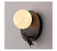 Appliques Murales, Simple, Tout En Cuivre Et Marbre, Idéale Pour Les Escaliers, Les Chambres, Les Couloirs, Lesère-Plans, Lespes de Lecture Led Rotatives En Forme de Lune/Lumière Neutre/D20Cm