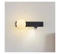 Appliques Murales, Simple, Tout En Cuivre Et Marbre, Idéale Pour Les Escaliers, Les Chambres, Les Couloirs, Lesère-Plans, Lespes de Lecture Led Rotatives En Forme de Lune/Lumière Neutre/L30Cm