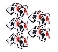 Appliques Thermocollantes pour VêtementsRobe, Chapeau, Jeans, Lot de 5 Patchs Brodés Clothing Accessories, Poker Ace pour VêtementsCartes à Jouer Thermocollantes Clothing Accessories