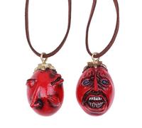 Applysu Collier avec pendentif berserk behelit, pendentif berserk, collier berserk, porte-clés épée berserk, pendentif œuf du roi berserk, cadeau pour homme et femme, taille unique, Résine