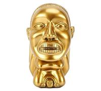 Applysu Golden Indiana Fertility Idol Statue Raiders of The Lost Ark Movie Sculpture Réplique Indiana Jones Statue en résine Artisanat pour collection Décoration d'intérieur