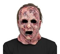 Applysu Michael Myers Masque effrayant Tête complète Michael Myers Masque Halloween Horreur Cosplay Accessoires pour bal masqué