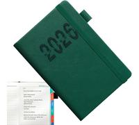 Appointment Book, Planner Notebook, 8.46x5.71 Inches, Organizer Journal, A5 Schedule Book with Strap Closure for Fitness, Academic, Business Trips, Travel, Commute, Home, School, Work, Meetings