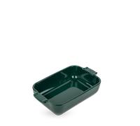 Plat Four Céramique Individuel Rectangle Vert Forêt 22 Cm Appolia
