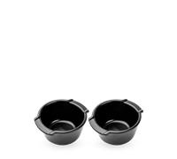 Appolia Duo de ramequins en céramique 20cl, Noir Satin Peugeot
