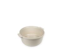 PEUGEOT - Moule à Soufflé En Céramique - 24 cm (anses comprises) - Diamètre : 22 cm x 8,5 cm - Contenance : 2,4 L - Garanti 10 Ans - Fabrication Française - Coloris Écru