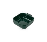Appolia Plat four carré 18 cm vert forêt