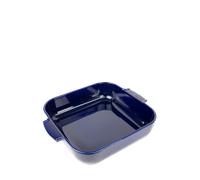 Peugeot Plat pour four céramique carré 36×31×8,2 cm 5,4 L Garantie 10 ans Bleu profond