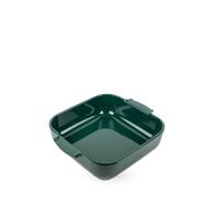 Appolia Plat four céramique carré vert forêt 28 cm - 11in Peugeot