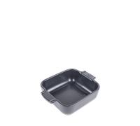 Appolia Plat four céramique individuel carré, ardoise, 18 cm - 7" Peugeot