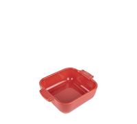 Appolia Plat Four Céramique Individuel Carré, Rouge, 18 Cm -