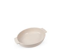 Appolia Plat four céramique ovale écru 40 cm - 13 1/2"