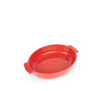 Appolia plat four céramique ovale rouge