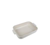 Appolia Plat four céramique rectangle écru 36 cm - 14.25in