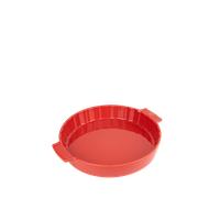 Peugeot - Tourtière en céramique 28 cm - Garanti 10 Ans - Fabrication Française - Coloris Rouge