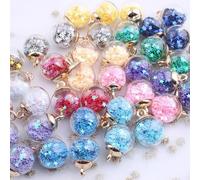 Apportez de la joie à votre espace avec 10 étoiles transparentes conçues pour une décoration festive avec des boules de cristal (abricot)
