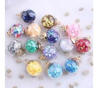 Apportez de la joie à votre espace avec 10 étoiles transparentes de couleur conçue pour une décoration festive avec des boules de cristal (argenté)