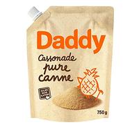 Apportez douceur et saveur naturelle à vos desserts avec la cassonade pure canne 750g DADDY- Lot De 4