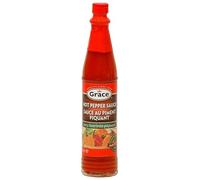 Apportez du piquant à vos plats créoles avec la sauce Hot Pepper 85ml GRACE, intense et savoureuse- Lot De 4