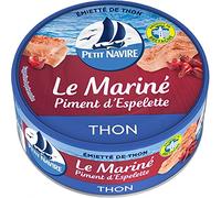 Apportez du piquant à vos repas avec l'émietté de thon au piment d'Espelette 110g PETIT NAVIRE- Lot De 4