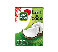 Apportez une touche exotique à vos recettes avec le lait de coco SUZI WAN 500 ml, saveur authentique- Lot De 3