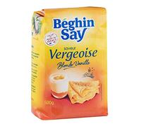 Apportez une touche gourmande à vos desserts avec la vergeoise blonde vanille 500g BEGHIN SAY- Lot De 4