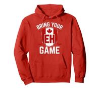 Apportez Votre Jeu EH Bouclier de Hockey Canadien Vieilli Sweat à Capuche
