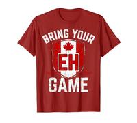 Apportez Votre Jeu EH Bouclier de Hockey Canadien Vieilli T-Shirt