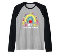 Appréciation amusante du gardien de minuscules humains Manche Raglan
